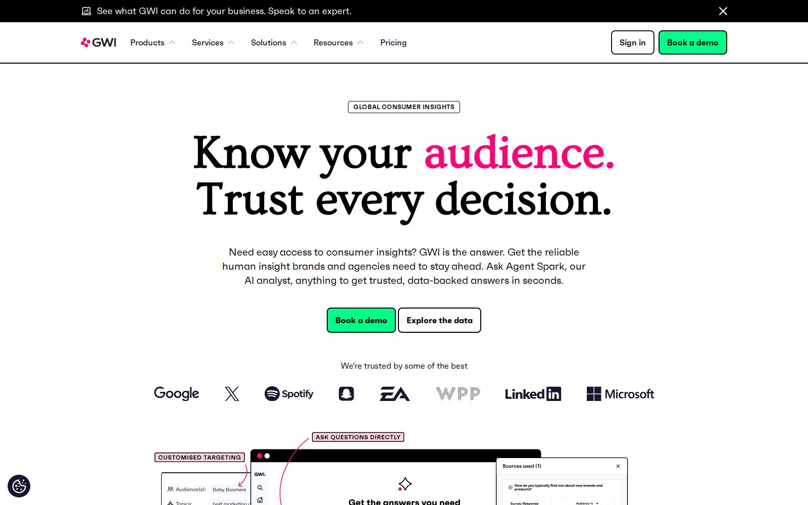 GWI homepage